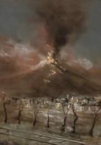 Giuseppe Casciaro (1861-1941) - Eruzione del Vesuvio