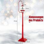 Kerstversiering - Kerstverlichting - Kerstlantaarn - Rood -, Diversen, Verzenden, Zo goed als nieuw