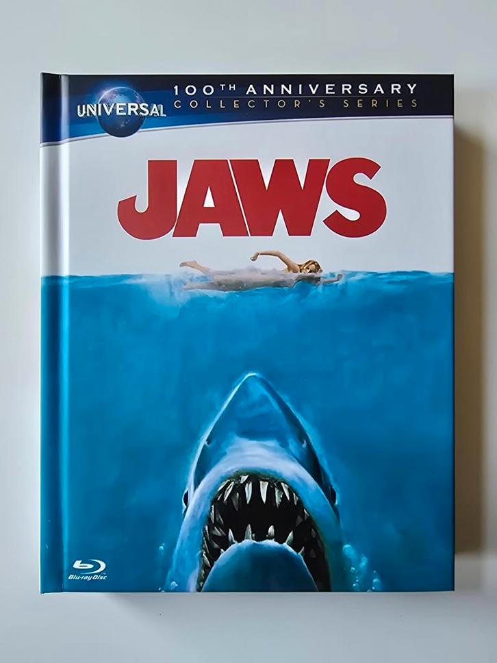 JAWS (100TH ANNIVERSARY COLLECTORS SERIES) (DIGIBOOK), Cd's en Dvd's, Blu-ray, Gebruikt, Verzenden