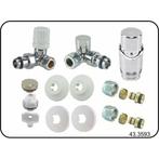 Riko Luxe Theromstatisch Radiator Aansluitset Haaks Verkeerd, Doe-het-zelf en Verbouw, Verwarming en Radiatoren, Ophalen of Verzenden