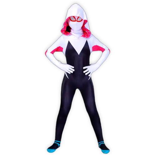 Spider Gwen - 122 (6-7 Jaar) - Verkleedkleding, Kinderen en Baby's, Carnavalskleding en Verkleedspullen, Nieuw, Ophalen of Verzenden