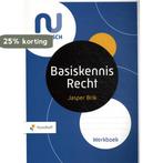 Basiskennis Recht 9789001734725 Jasper Brik, Boeken, Verzenden, Gelezen, Jasper Brik