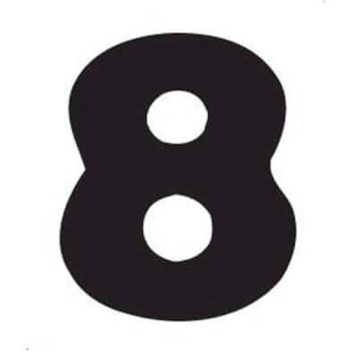 Thule Yepp abc cijfer 8, Fietsen en Brommers, Fietsaccessoires | Fietsstoeltjes, Nieuw, Verzenden