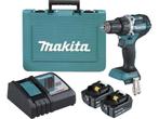 Makita DDF484RTE Accu Schroefboormachine 18V 5.0Ah in Koffer, Verzenden, Zo goed als nieuw