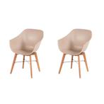 2dekans | Hartman Set van 2 IRIS Stoelen - Houten Onderstel, Huis en Inrichting, Stoelen, Ophalen of Verzenden, Zo goed als nieuw