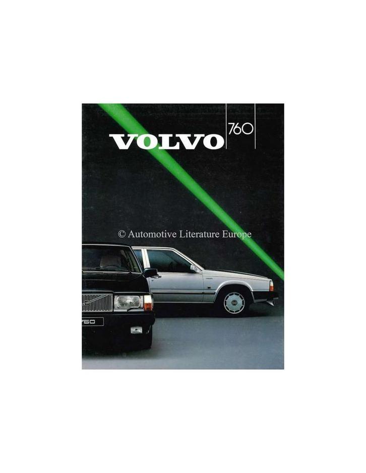 1987 VOLVO 760 BROCHURE NEDERLANDS, Boeken, Auto's | Folders en Tijdschriften, Volvo