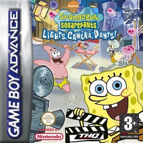 Spongebob Squarepants Licht Uit, Camera Aan! (Losse Cartr..., Spelcomputers en Games, Games | Nintendo Game Boy, Zo goed als nieuw