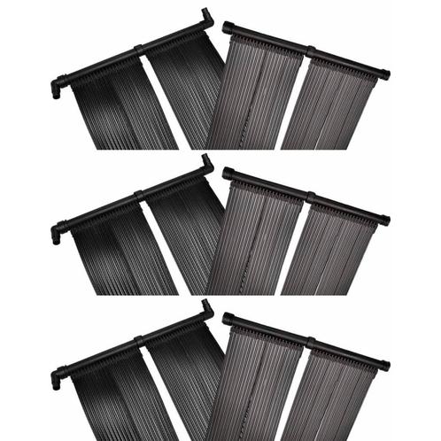 vidaXL Solarverwarmingspanelen voor zwembad 6 st 80x620 cm, Tuin en Terras, Zwembad-toebehoren, Nieuw, Verzenden