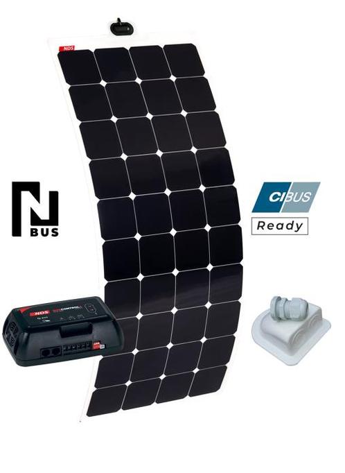 NDS KIT Solarflex SFS 140W + SunControl N-Bus SCE360M + PST, Doe-het-zelf en Verbouw, Zonnepanelen en Toebehoren, Nieuw, Ophalen of Verzenden