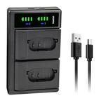 BC-120L Dual USB Oplader/Lader voor Casio NP-120 Accu, Verzenden, Zo goed als nieuw