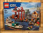 Lego Set - 60422 - City - SEASIDE HARBOR WITH CARGO SHIP, Nieuw