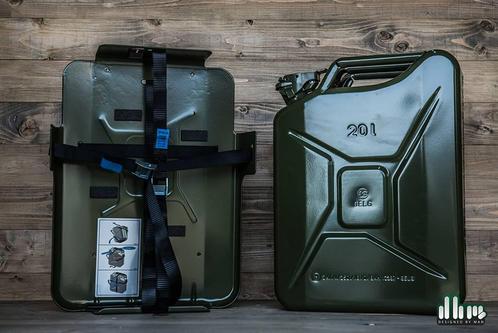 Jerrycan houder met belt, Auto diversen, Auto-accessoires, Ophalen of Verzenden