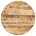 vidaXL Tafelblad rond 15-16 mm 70 cm massief mangohout, Huis en Inrichting, Tafels | Eettafels, Verzenden, Nieuw