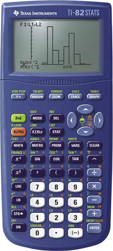 Texas Instruments TI-82 Stats - Grafische Rekenmachine - Bla, Diversen, Rekenmachines, Zo goed als nieuw, Verzenden