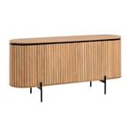 *WOONWINKEL* Kave Home Licia Ovaal Dressoir Van Mango Hout 1, Huis en Inrichting, Kasten | Dressoirs, Verzenden, Nieuw