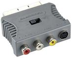 Bandridge Scart Adapter Composiet 3x RCA + S-Video-Standaard, Ophalen of Verzenden, Zo goed als nieuw