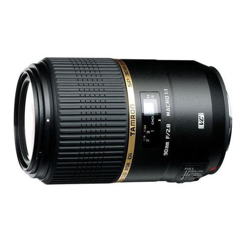 Tamron SP 90mm f/2.8 VC USD Macro (F004) Nikon objectief, Audio, Tv en Foto, Fotografie | Lenzen en Objectieven, Macrolens, Gebruikt