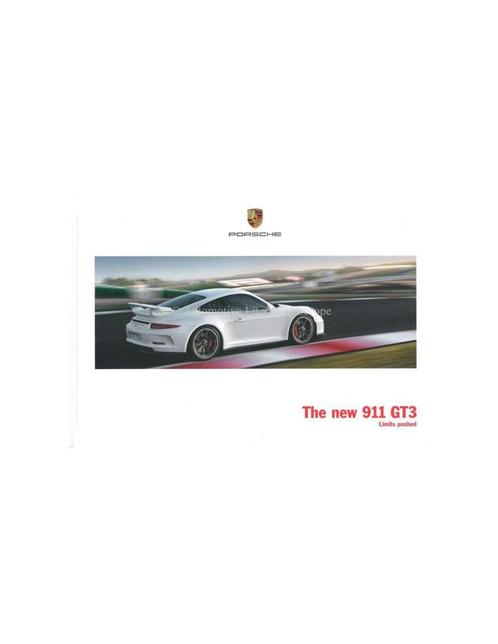 2014 PORSCHE 911 GT3 HARDCOVER BROCHURE ENGELS, Boeken, Auto's | Folders en Tijdschriften, Porsche