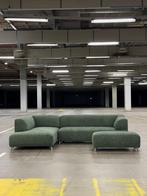 Leolux Faya Lobi Groen + Hocker | NIEUWSTAAT + Garantie, 300 cm of meer, Ophalen of Verzenden, Zo goed als nieuw, Bank Hoekbank Bankstel Bankje Loungebank Banken Chaise Lounge 