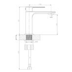 Wastafelkraan Best Design A-Line Impera Mengkraan Chroom, Ophalen of Verzenden, Nieuw