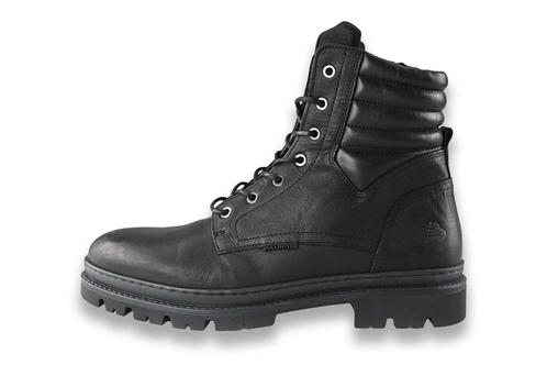 Bullboxer Veterboots in maat 44 Zwart | 10% extra korting, Kleding | Heren, Schoenen, Zwart, Zo goed als nieuw, Boots, Verzenden