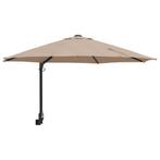 Stijlvolle Parasol Zwart - Tweedekansje - OP = OP!, Tuin en Terras, Ophalen of Verzenden, Nieuw, 2 tot 3 meter, Zweefparasol