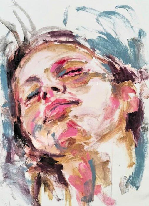 Geranio Paola - I trust the wind, Antiek en Kunst, Kunst | Schilderijen | Modern