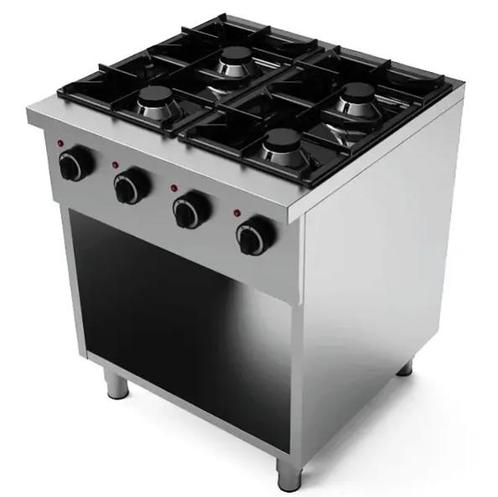 Gold Catering Equipment | Gasfornuis | 4 Branders | Open Ond, Zakelijke goederen, Horeca | Keukenapparatuur, Nieuw in verpakking