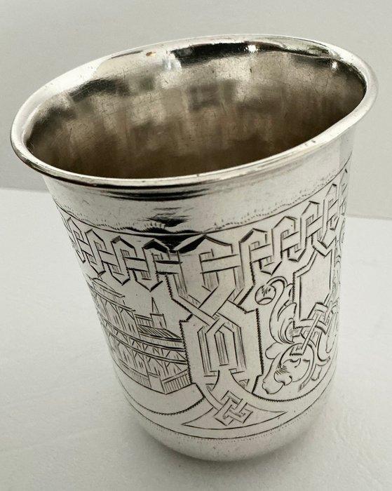 Beker - .875 (84 Zolotniki) zilver - Wijnbekers, Antiek en Kunst, Antiek | Goud en Zilver