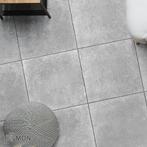 Vloertegels met getrommelde randen 60x60 antique grijs, Verzenden, Nieuw