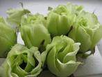 Zijden Roosjes Lichtgroen 5-6 cm 10 stuks, Huis en Inrichting, Woonaccessoires | Kunstplanten en Kunstbloemen, Ophalen of Verzenden