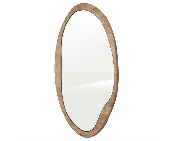 Spiegel Laban large - natuurlijk | BY-BOO, Huis en Inrichting, Woonaccessoires | Spiegels, Nieuw, Ophalen of Verzenden