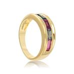 Ring - 18 karaat Geel goud -  0.75ct. tw. Topaas