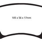 EBC 15+ Audi Q3 2.0 Turbo Redstuff Rear Brake Pads -, Ophalen of Verzenden, Nieuw