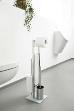 WENKO Toiletbutler Rivalta RVS mat Toiletborstel met houder,, Ophalen of Verzenden, Gebruikt