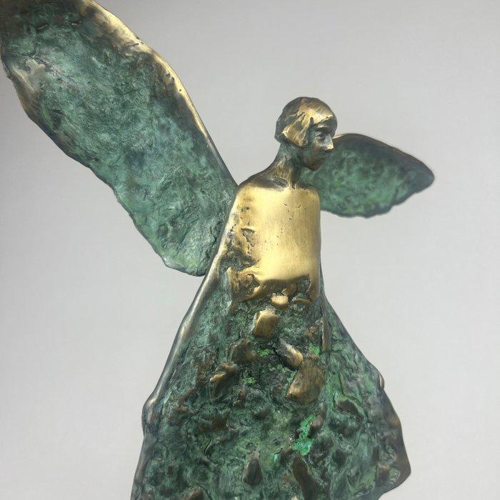 J. Zak (XX-XXI) - The ANGEL - LARGE -bronze 4kg, Antiek en Kunst, Kunst | Designobjecten