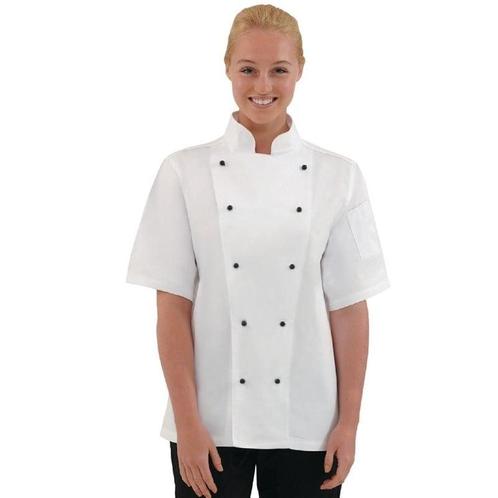 Whites Chicago unisex koksbuis korte mouw wit | 80%, Zakelijke goederen, Horeca | Keukenapparatuur, Nieuw in verpakking, Verzenden