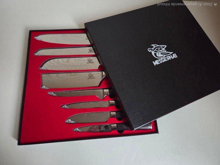 Messerhai-Sakura - Keukenmes - Professionele 8-delige chefs, Antiek en Kunst, Antiek | Keukenbenodigdheden