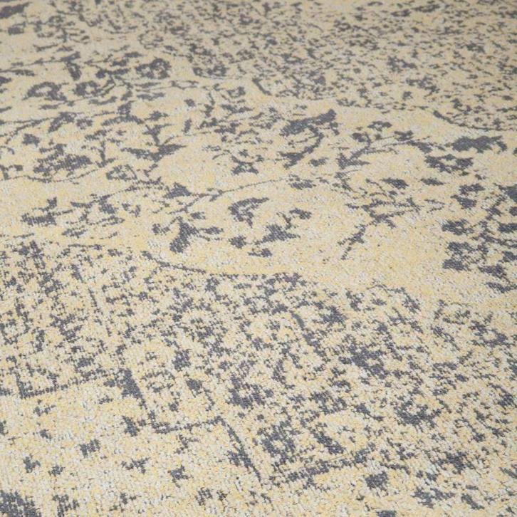 Vloerkleed Tabriz Geel-Grijs - decoratie, Huis en Inrichting, Woonaccessoires | Wanddecoraties, Nieuw