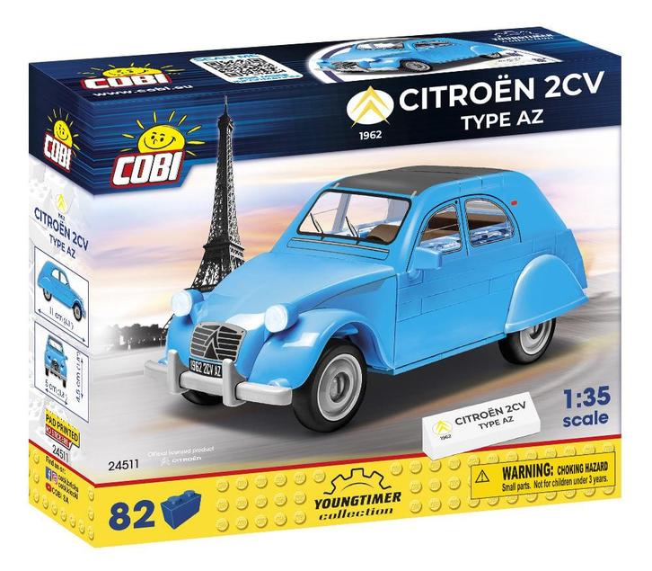 COBI 24511 - Citroën 2CV  Type AZ 1962 (Voertuigen), Kinderen en Baby's, Speelgoed | Bouwstenen, Nieuw, Verzenden