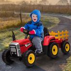 Elektrisch bestuurbare tractor met aanhanger - rood, Nieuw, Ophalen of Verzenden
