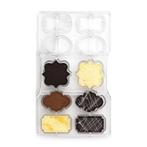 Chocoladevorm Schildjes (10x) 45x26x5(h)mm (Figuur Mallen)