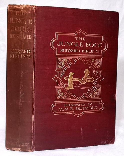Rudyard Kipling - The Jungle Book (Scarce Colourful Edition), Antiek en Kunst, Antiek | Boeken en Bijbels