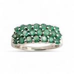 Zonder Minimumprijs - Harry Ivens - Ring Zilver - Smaragd, Nieuw