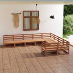 vidaXL 9-delige Loungeset massief grenenhout, Verzenden, Nieuw, Loungeset