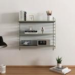 [en.casa] Wandplank Strängnäs verstelbaar 50x60x15 cm camel, Verzenden, Nieuw