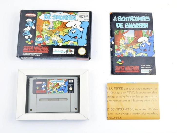 Les Schtroumpfs (De Smurfen) [Super Nintendo], Spelcomputers en Games, Games | Nintendo Super NES, Zo goed als nieuw, Ophalen of Verzenden