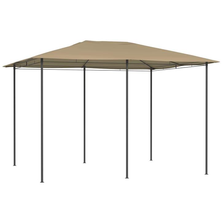 vidaXL Prieel 160 g/m² 3x4x2,6 m taupe, Tuin en Terras, Partytenten, Nieuw, Verzenden