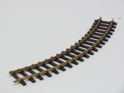 THIEL 313 Fertig-Gleise gebogen. R 76.5cm Messing (Bocht), Hobby en Vrije tijd, Modeltreinen | Overige schalen, Rails, Zo goed als nieuw