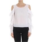 Patrizia Pepe • off-white top open schouders • 36 (IT42), Kleding | Dames, Tops, Verzenden, Wit, Nieuw, Patrizia Pepe
